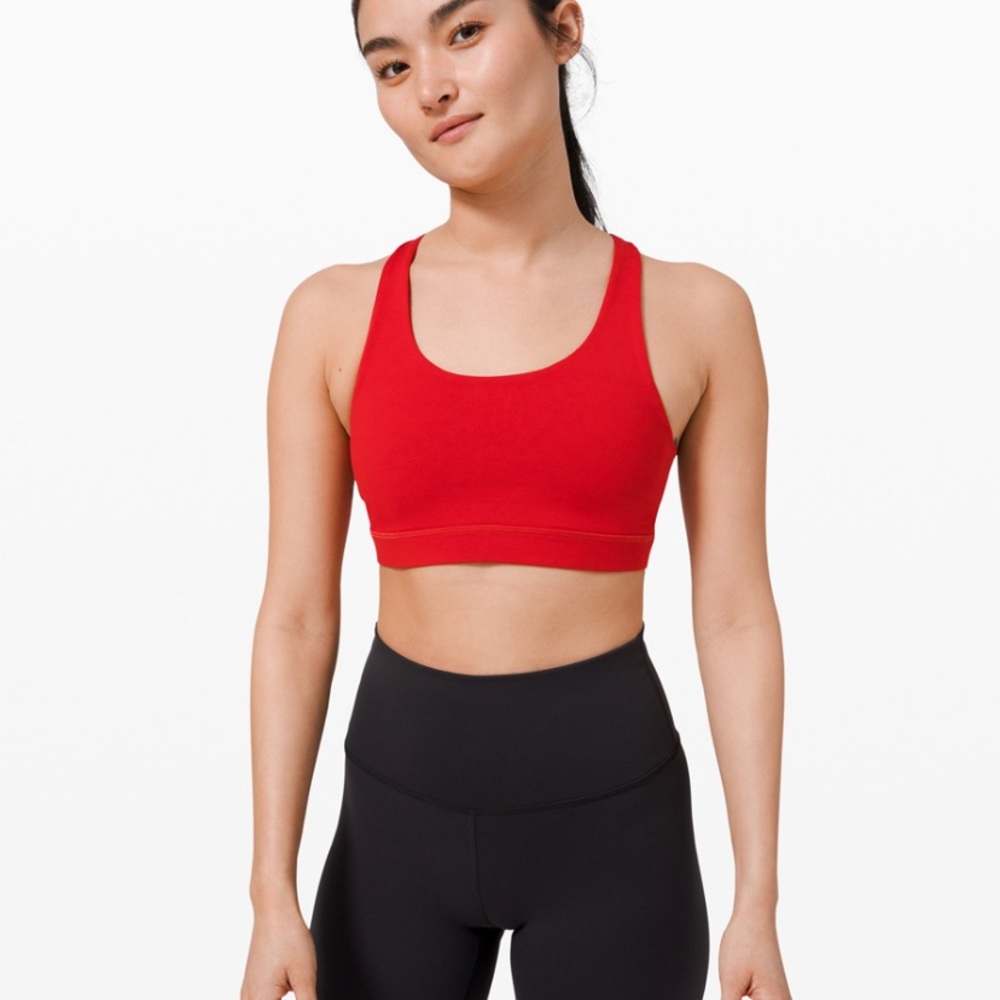 Lululemon invigorate bra red 4 NWT - Picture 1 of 6